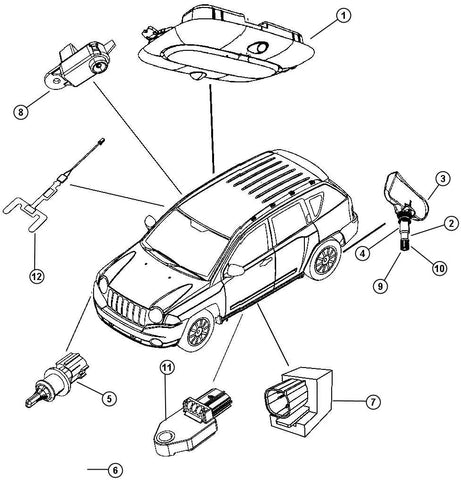 Mopar Performance 68056160AA MOPAR Sensor