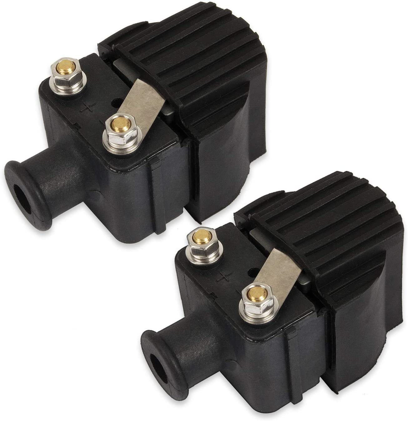 2Pcs 18-5186 Ignition Coil Compatible with Mercury & Mariner Outboard Boat 6-125HP 140HP V135 V150 210CC Chrysler Force 40hp -150hp.Replaces 339-832757A4 339-7370A13