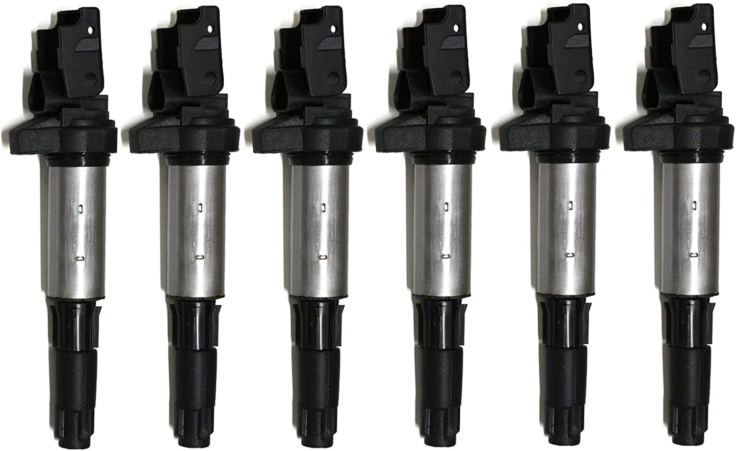 6 Piece Set of Bosch OEM Ignition Coil # 0221504464 / 00124 - BMW # 12131712219 / 12137551260