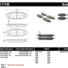 StopTech 309.11140 Street Performance Rear Brake Pad