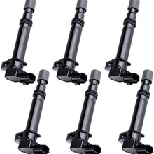 ECCPP Portable Spare Car Ignition Coils Compatible with Dodge/Jeep/Mitsubishi 1999-2008 Replacement for UF270 UF297 for Travel, Transportation and Repair (Pack of 6)