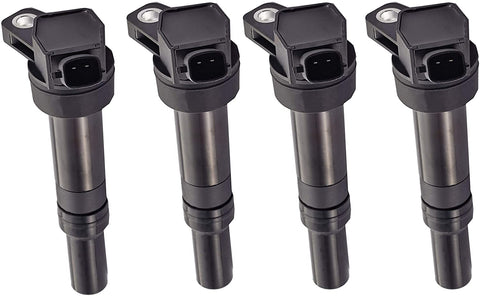 ENA Pack of 4 Ignition Coils compatible with 2011-2017 Hyundai - Elantra GT Coupe Tucson - 2014-2016 Kia Forte Soul 1.8L 2.0L 27300-2E000 273002E000 27301-2E000 273012E000