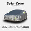 Shieldo Heavy Duty Car Cover with Windproof Straps and Buckles 100% Waterproof All Season Weather-Proof Fit 170