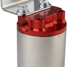 Aeromotive 12318 100 Micron Red Polished Canister Fuel Filter