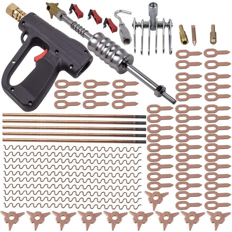86Pcs Dent Puller Kit Car Body Dent Spot Repair Device Welder Stud Weld Welding Kit Hammer Gun