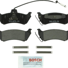 Bosch BP875 QuietCast Premium Semi-Metallic Disc Brake Pad Set For Mercedes-Benz: 1998-2003 ML320, 2003-2005 ML350, 1999 ML430; Rear