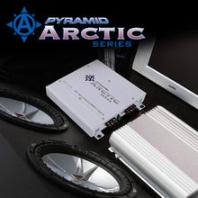 PYRAMID 2 Channel Car Stereo Amplifier - 1000W Dual Channel Bridgeable High Power MOSFET Audio Sound Auto Small Speaker Amp Box w/ Crossover, Variable Gain Control, RCA IN/OUT, LED Indicators - Pyle PB717X