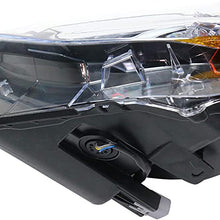 Headlight Assembly Compatible with 2017-2019 Toyota Corolla LED Composite Clear Lens With bulb(s) Driver Side