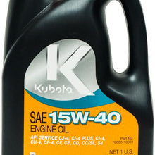 Kubota 1 Gallon Genuine OEM SAE 15W-40 Engine Oil 70000-10001