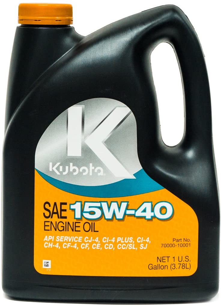Kubota 1 Gallon Genuine OEM SAE 15W-40 Engine Oil 70000-10001