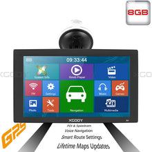 9inch Truck GPS Navigation for Car Big Touchscreen GPS Navigator Bluetooth AV-in Xgody 8GB ROM SAT NAV System Navigator Driving Alarm Lifetime map Updates