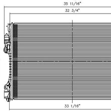 OE Replacement Radiator PORSCHE PANAMERA 2010-2016