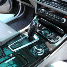 TulinTulin Carbon Fiber Printing Plastic Gear Shift Knob Cover Trim for BMW F20 F30 F31 F34 X5 F15 X6 F16 X3 F25 X4 F26 F10 (Style#1-Normal Type)