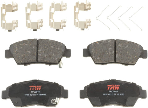 TRW TPC0948 Premium Ceramic Front Disc Brake Pad Set