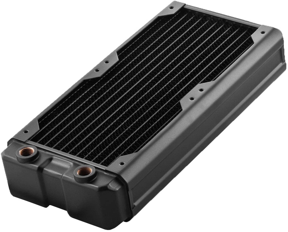 Black Ice Nemesis 240GTX Dual-Core Xtreme Profile Radiator Black Carbon