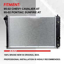 Replacement for 95-02 Chevy Cavalier/Pontiac Sunfire AT Lightweight OE Style Full Aluminum Core Radiator DPI 1687