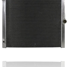 Radiator - PACIFIC BEST INC. For/Fit 07-10 BMW X5 3.0L L6 - Without Integrated Oil Cooler / 4.8L V8 Gas-Engine - 17117585036