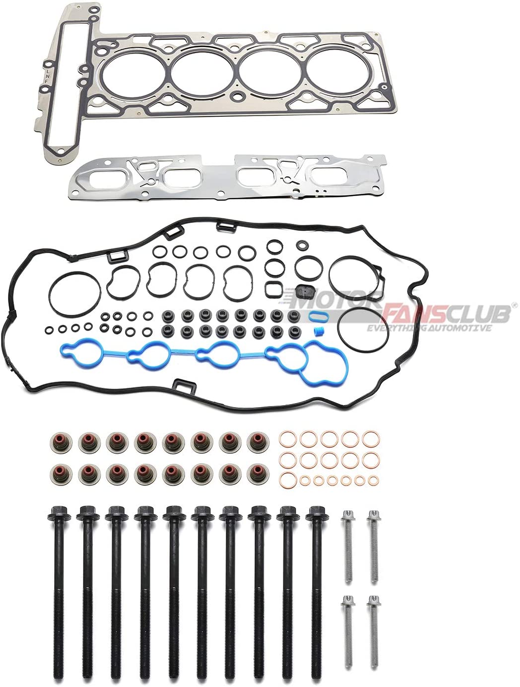MotorFansClub Head Gasket Set Fit For Compatible with Buick Verano Chevrolet Equinox GMC 2.4L 2010-2013