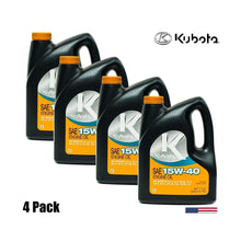 (4-Packs) 1 Gallon Genuine OEM Kubоtа 15W-40 Engine Oil 70000-10001