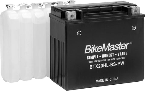 2003 Bombardier DS650 Racer Maintenance Free Battery - BTX15L-BS, Manufacturer: BikeMaster, BTX15L-BS BIKEMSTR BATTERY