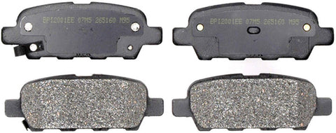 ACDelco 17D905M Professional Semi-Metallic Rear Disc Brake Pad Set