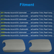 VANJING Center Console Lid Armrest Replacement Cover Compatible for 2008 2009 2010 2011 2012 Honda Accord Center Console Cover (Gray)