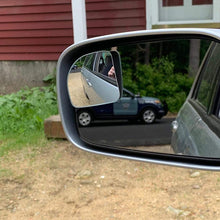 TSINGYUN 4 Pack of Blind Spot Mirror, HD Glass Frameless Convex Rearview Side Mirrors, 360°Rotation Adjustable Stick-on Design for SUV Car Truck Van Driving Safety