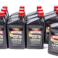 Motul 10W-40 Engine Break-In Mineral Oil 1 Quart - Case of 12 (12 Quarts Total)
