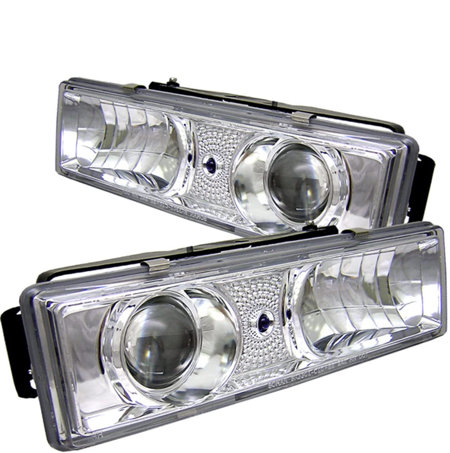 Spyder Auto 5009296 Projector Style Headlights Chrome/Clear