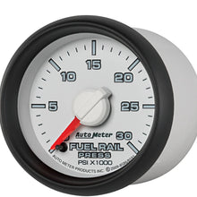 Auto Meter 8586 2-1/16" 0-30000 PSI Fuel Rail Pressure Gauge for 2003-2007.5 Dodge Cummins 5.9L GM Duramax LB7 and LLY