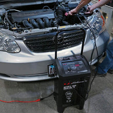Schumacher SC1309 6/12V Wheeled Automatic Battery Charger and 40/200A Engine Starter with Advanced Diagnostic Testing