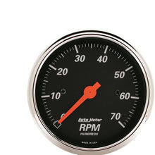 AUTO METER 1478 Designer Black Dash Electric Tachometer