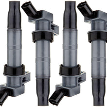 OCPTY Set of 4 Ignition Coils Compatible with OE: UF611 C1667 Fit for Kia Hyundai 2009-2016