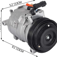 Mophorn CO 11191C 55116835AF Universal Air Conditioner AC Compressor Compatible With 2007-2010 Jeep Grand Cherokee 3.0L 157342 158342
