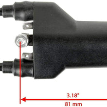 Ignition Coil 26652-G01 Fit for EZ GO Marathon Medalist 1991-2002 Golf Cart, TXT Dual Ignition Coil 4 Cycle 4 Stroke Ignitor