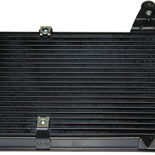Caltric Radiator With Sensor Compatible With Kawasaki 700 Kfx700 Kfx-700 Ksv700 2004-2009
