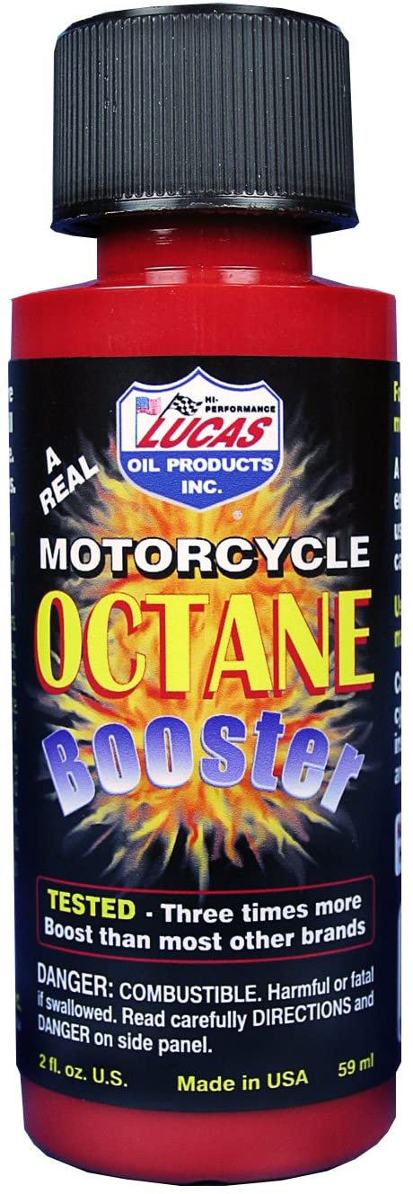 Lucas Oil 10725 Motorcycle Octane Booster, 2 oz