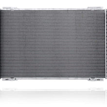 Radiator - Koyorad For/Fit 92-98 Ford Pickup Bronco V8 5.0/5.8L Automatic - With 40D Transmission - Plastic Tank, Aluminum Core - 1-Row - F2TZ8005F