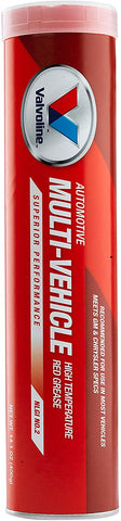 Valvoline Multi-Vehicle High Temperature Red Grease 14.1 OZ Cartridge