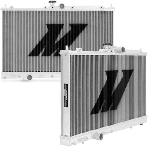 Mishimoto MMRAD-EVO-01 Mitsubishi Lancer Evolution 7/8/9 Performance Aluminum Radiator, 2001-2007, Silver