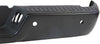 NEW AFTERMARKET PARTS for 2009-2017 Dodge Pickup Ram 1500/2010-2012 Dodge Pickup Ram 2500 3500 Rear Bumper Powder Coating Black Assy (W/Sensor Hole, W/o Dual Exhaust Cut-Outs) CH1103121