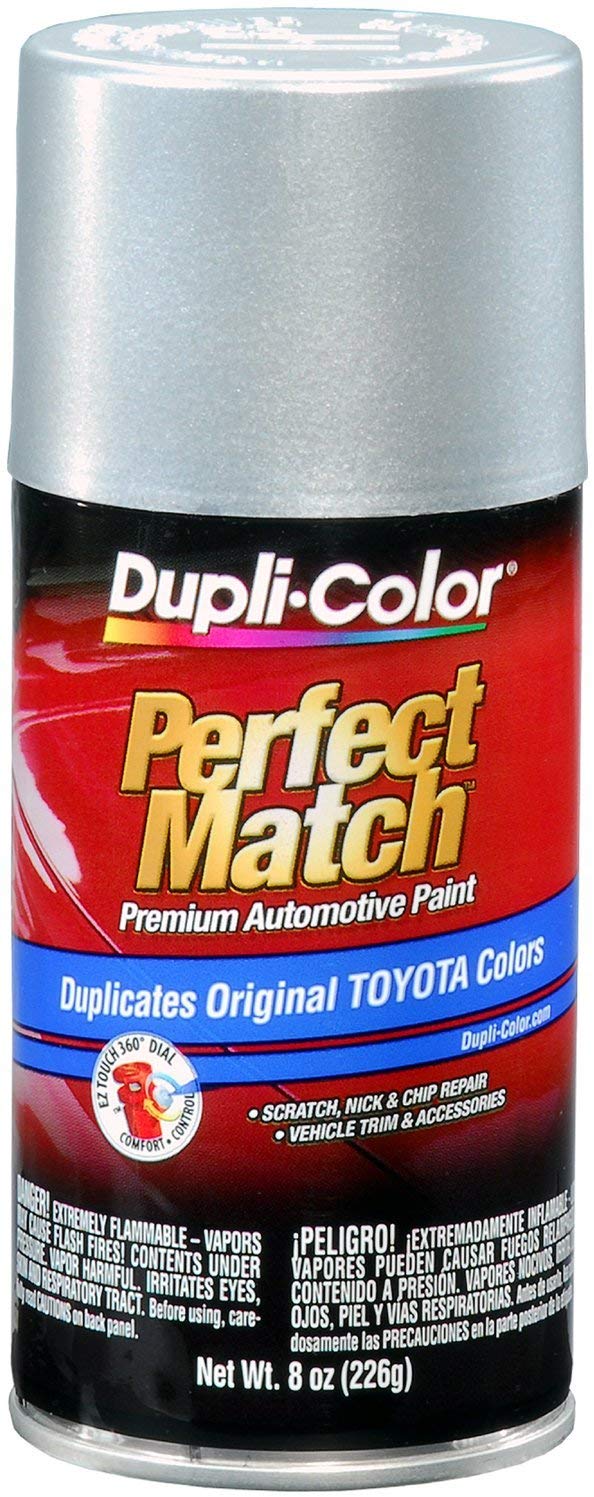 DupliColor Perfect Match Premium Toyota Automotive Paint, Silver (BTY1530) - 8 oz. Aerosol