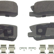Wagner ThermoQuiet PD868 Ceramic Disc Pad Set With Installation Hardware, Rear