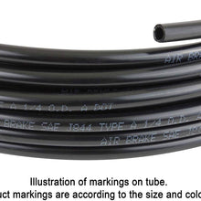 Mytee Products 5/16" OD x 100' Black SAE J844 Nylon Air Brake Tubing DOT Approved | Pneumatic Nylon Air Line Hose for Air Brake System