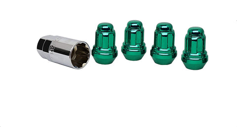 White Knight 40700SGNT Green Wheel Lock, 4 Pack