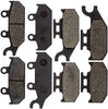 NICHE Brake Pad Kit For Can-Am Commander Max 1000 705600398 705601147 705601149 705601150 Complete Semi-Metallic