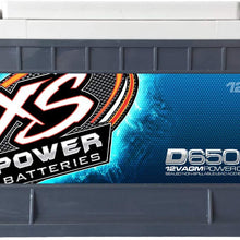 XS Power D6500 XS Series 12V 3,900 Amp AGM High Output Battery with M6 Terminal Bolt