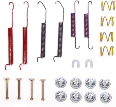 ACDelco 18K1467 Professional Rear Drum Brake Hardware Kit with Springs, Pins, Retainers, and Washers