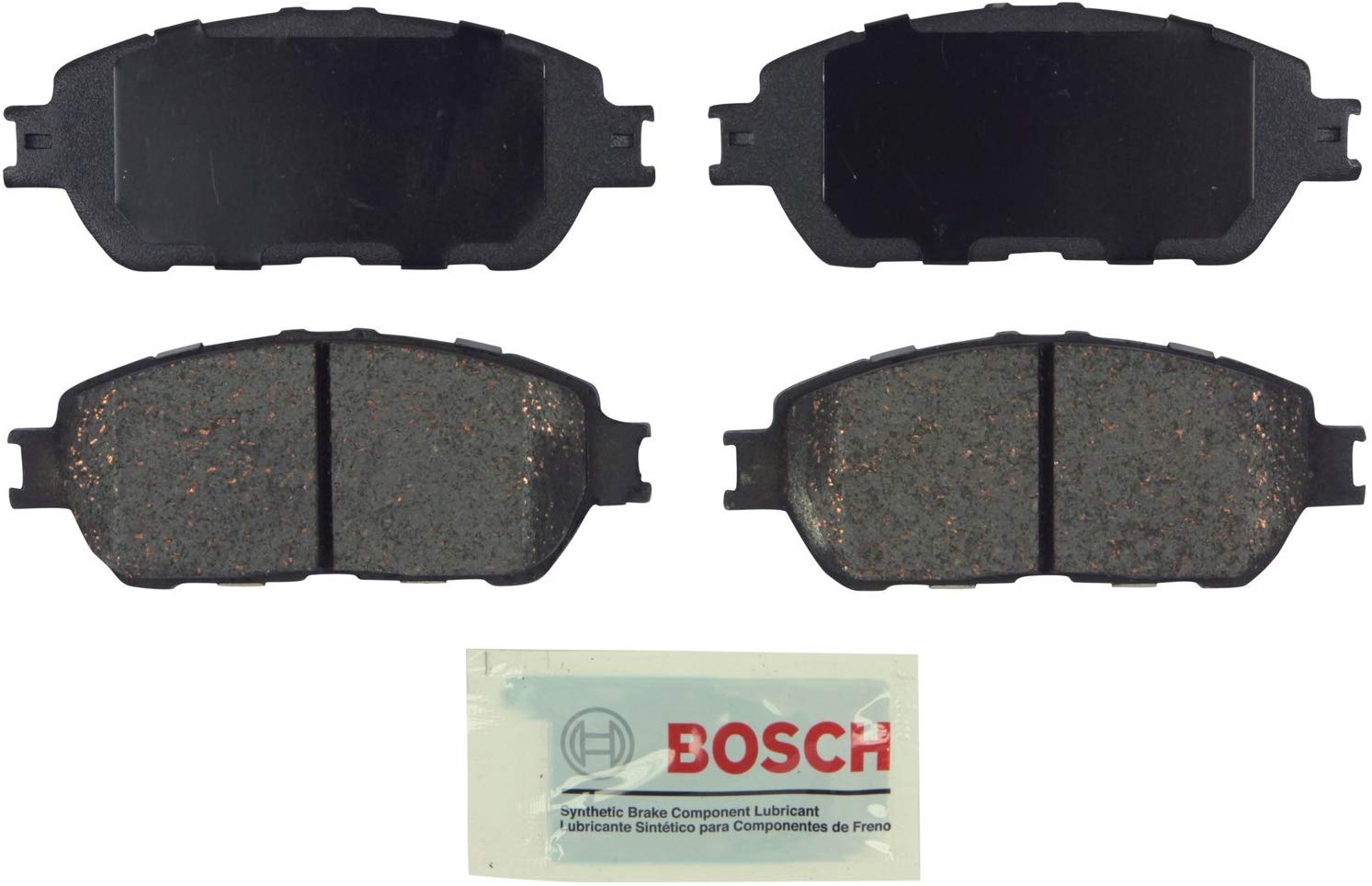 Bosch BE906 Blue Disc Brake Pad Set for Select Lexus ES300, ES330; Toyota Avalon, Camry, Sienna, Solara, Tacoma - FRONT