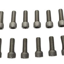 Z Whip SBC Stainless-Steel Intake Manifold Bolt Kit 3/8-16 1” BOLTS Compatible with Chevrolet Chevy V8 Small Block Engines 265 283 305 327 350 383 400 5.0L 5.7L TPI TBI 1955-1995 Gen I heads